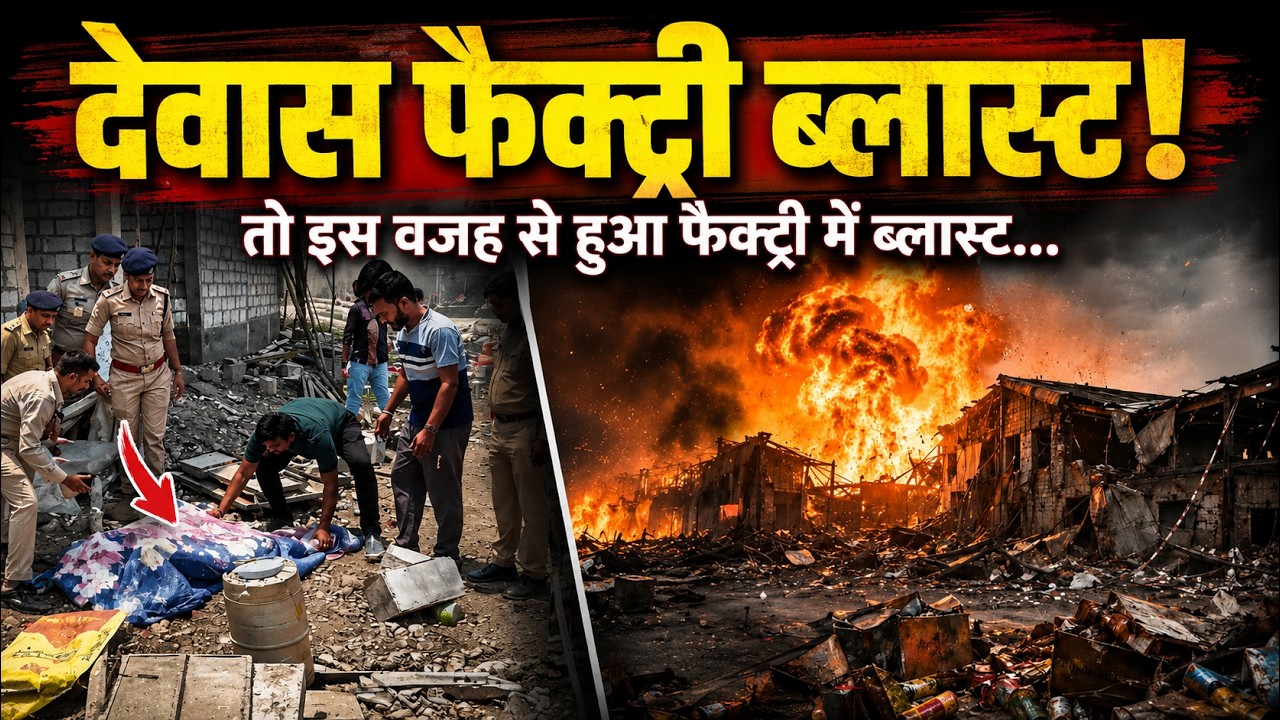 Devas Factory Blast : खुले में बारूद और बढ़ते तापमान से हुआ बड़ा हादसा ? #devas #indore #blast