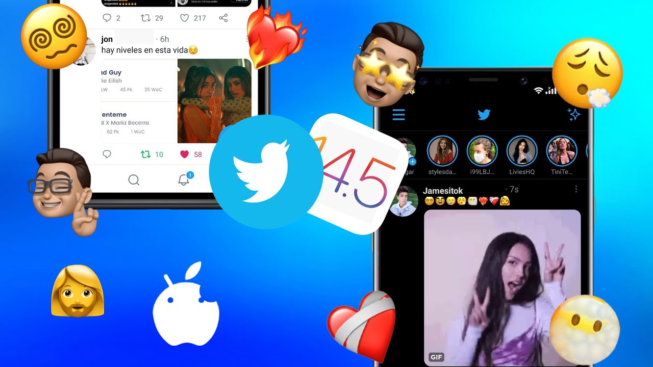 TWITTER ESTILO IPHONE 12 PRO MAX CON EMOJIS IOS 14.5 EN ANDROID ACTUALIZADO 2021