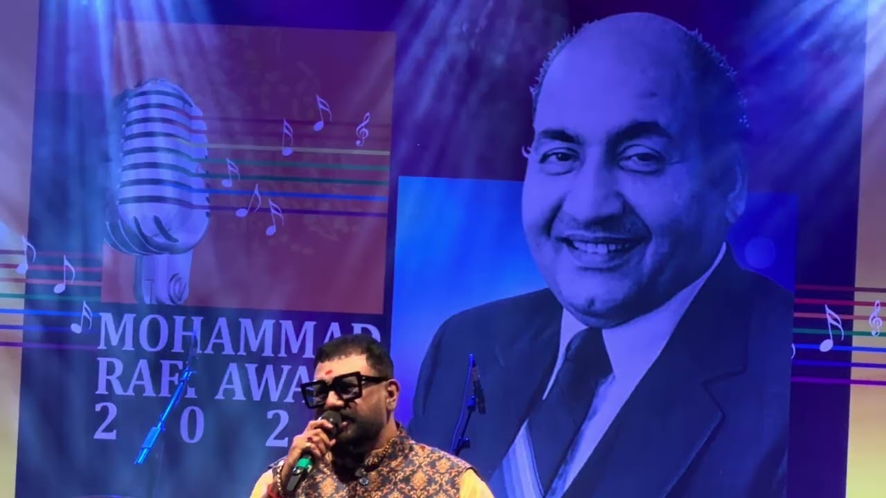 Shrikant Narayan “Tum Jo Mil Gaye Ho" award winning song at Late Mohammad Rafi Nite
