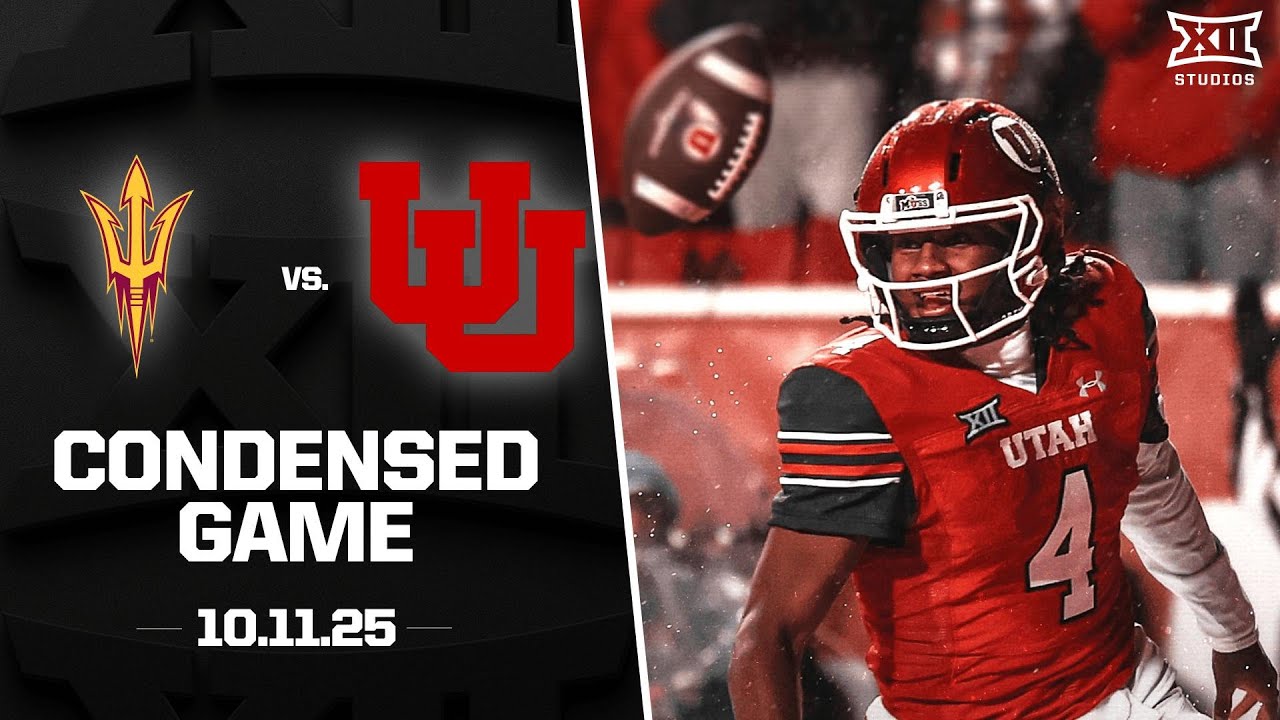#21 Arizona State vs. Utah Condensed Game | 2025 Big 12 Football