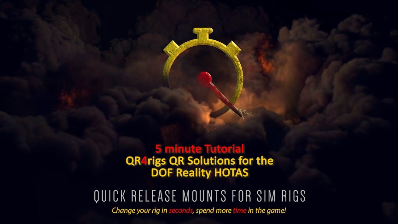 QR4rigs QR Solution for DOF Reality HOTAS mounts