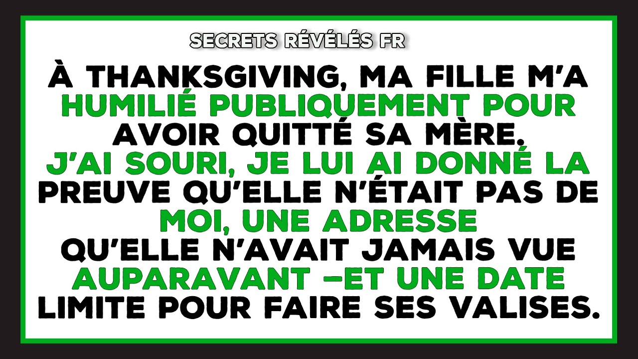 Je Raconte Comment J’ai Posé Des Limites Fermes À Ma Fille Après Son Défi À Thanksgiving.