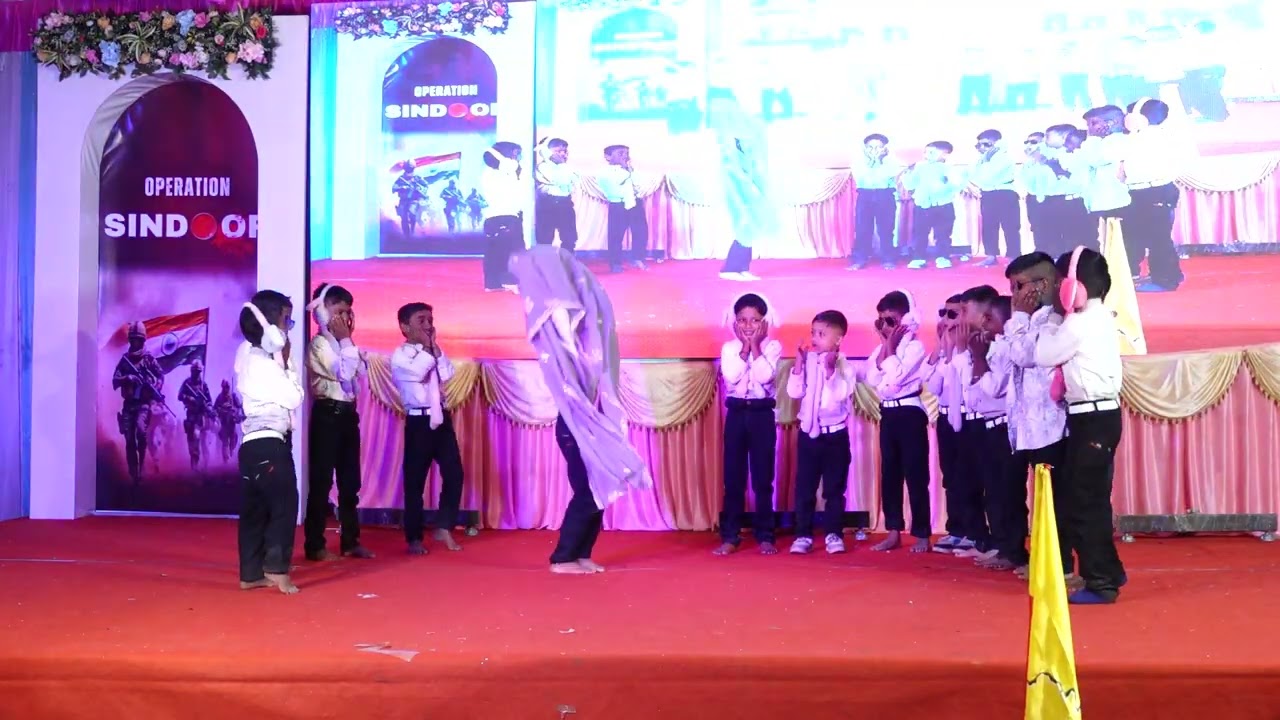 Comedy dance performance by 2 nd standard students #bilagi #kids