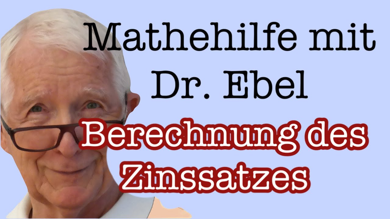 Berechnung des Zinssatzes