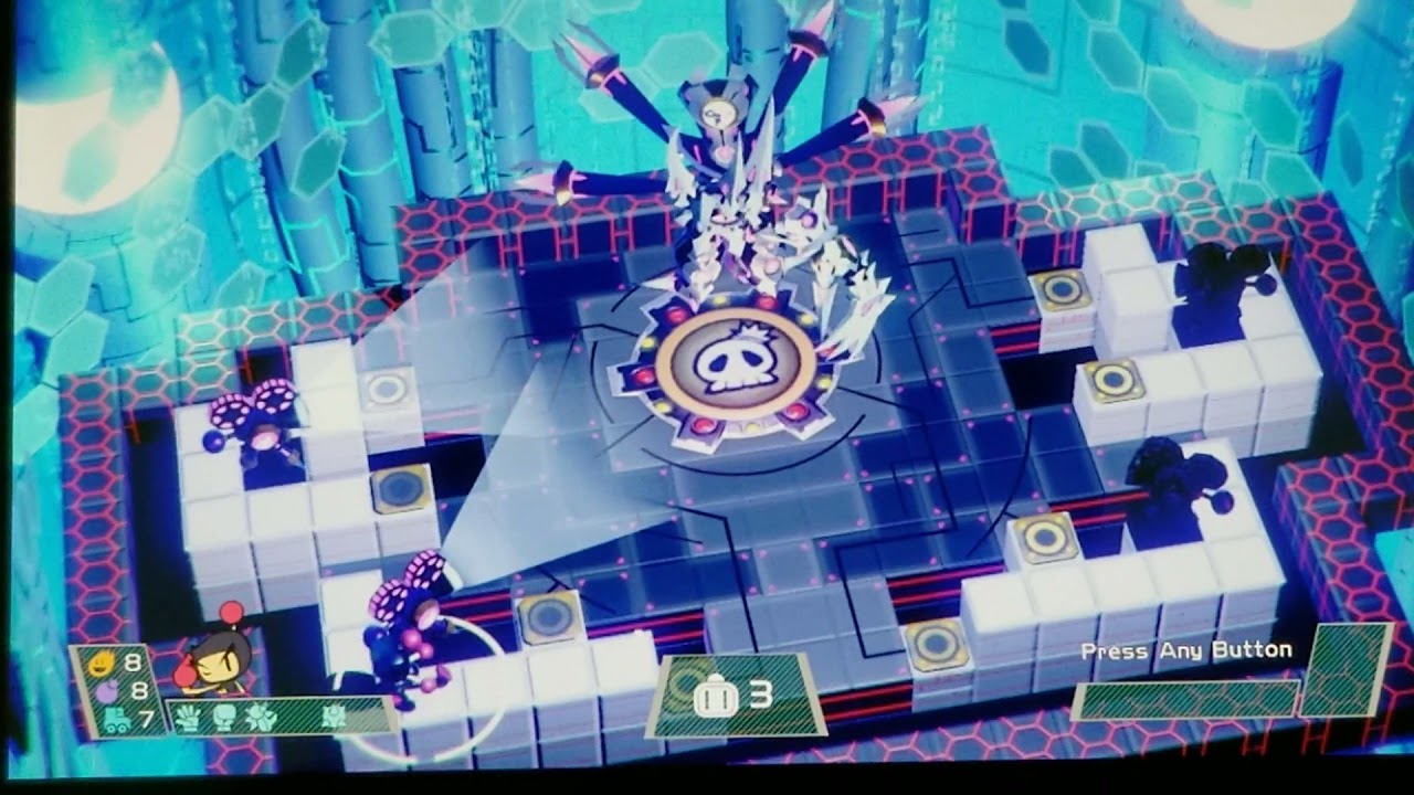 Super Bomberman R - Brain Bomber - Mystic Hatter Boss
