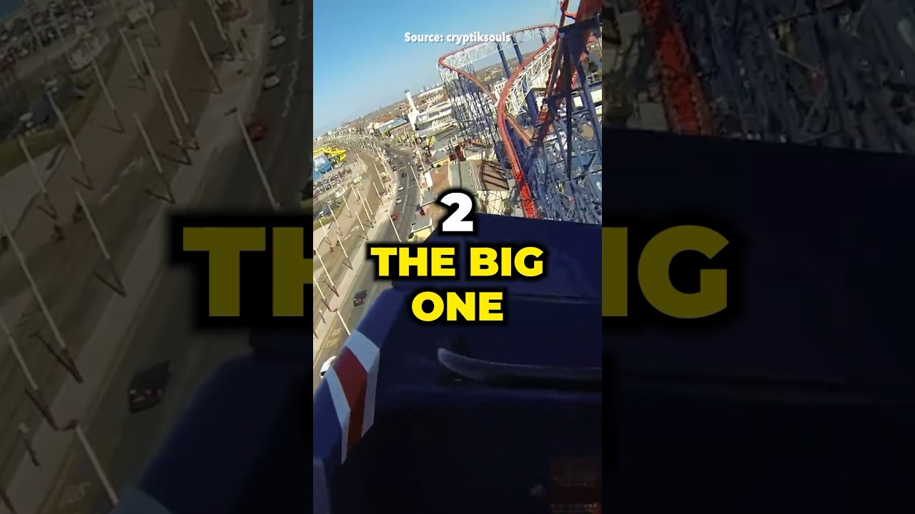 10 ЛУЧШИХ аттракционов в Blackpool Pleasure Beach (2023) | #blackpoolpleasurebeach #themepark #short