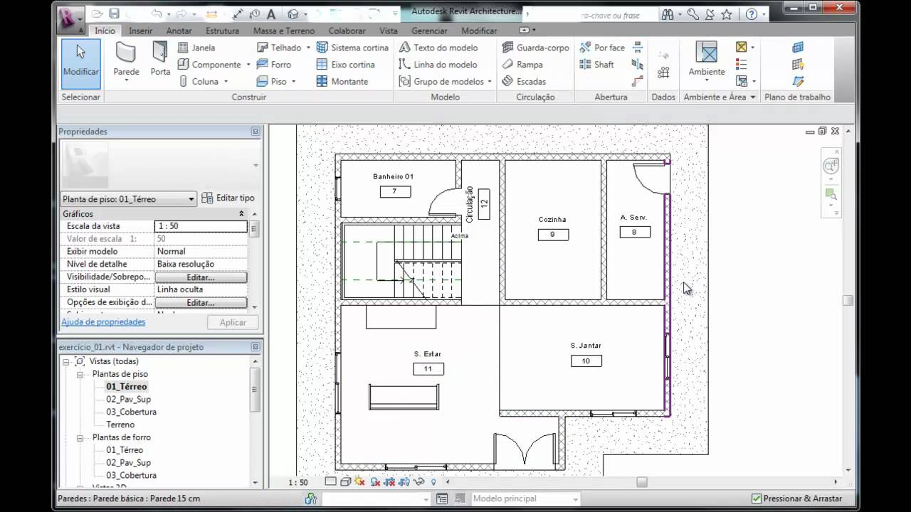 Revit I - 11 - Ambientes e Textos