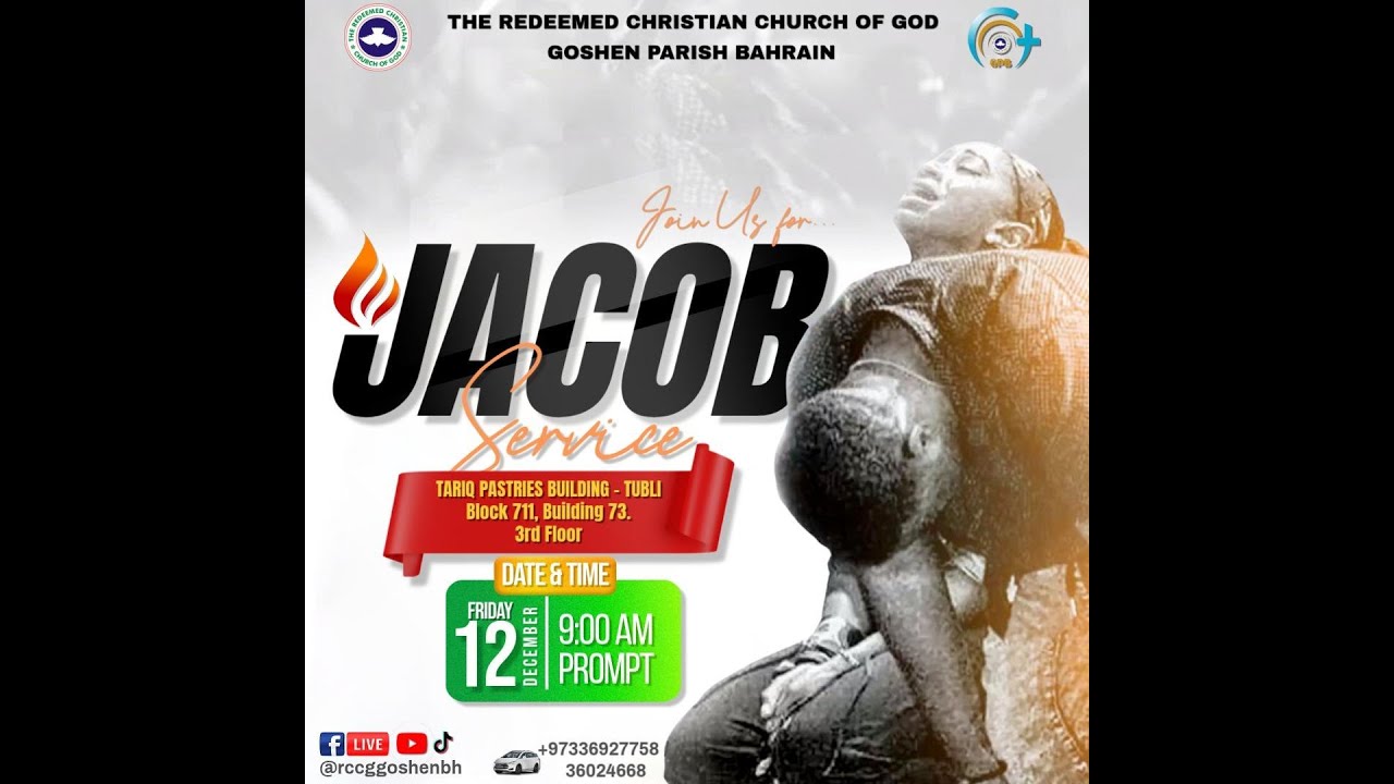 JACOB SERVICE /// 12TH DECEMBER 2025