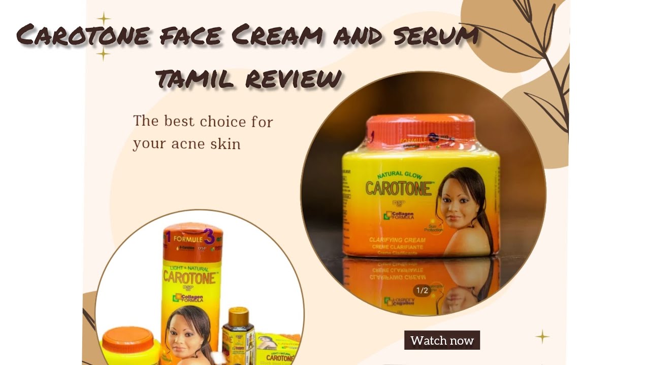 Carotone face Cream and serum tamil review #daily #skincare #Carotone #facecream