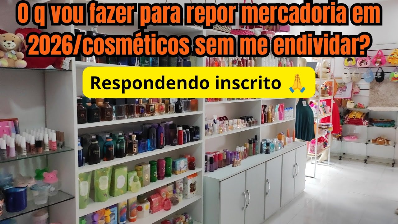 COMO VOU FAZER REPOSIÇÃO EM 2026?SEM ME ENDIVIDAR/RESPONDENDO INSCRITO.