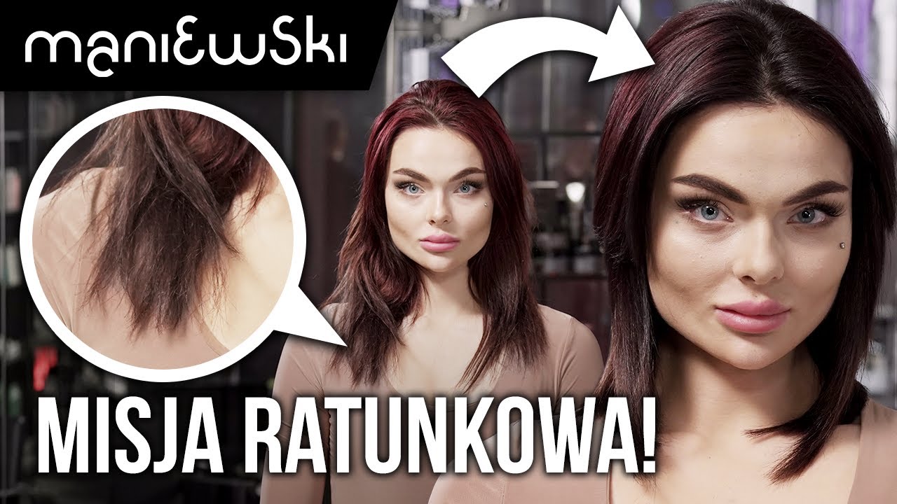 ZUSJE – Jak uratować bardzo zniszczone włosy – włosowa misja ratunkowa! [MACIEJ MANIEWSKI]