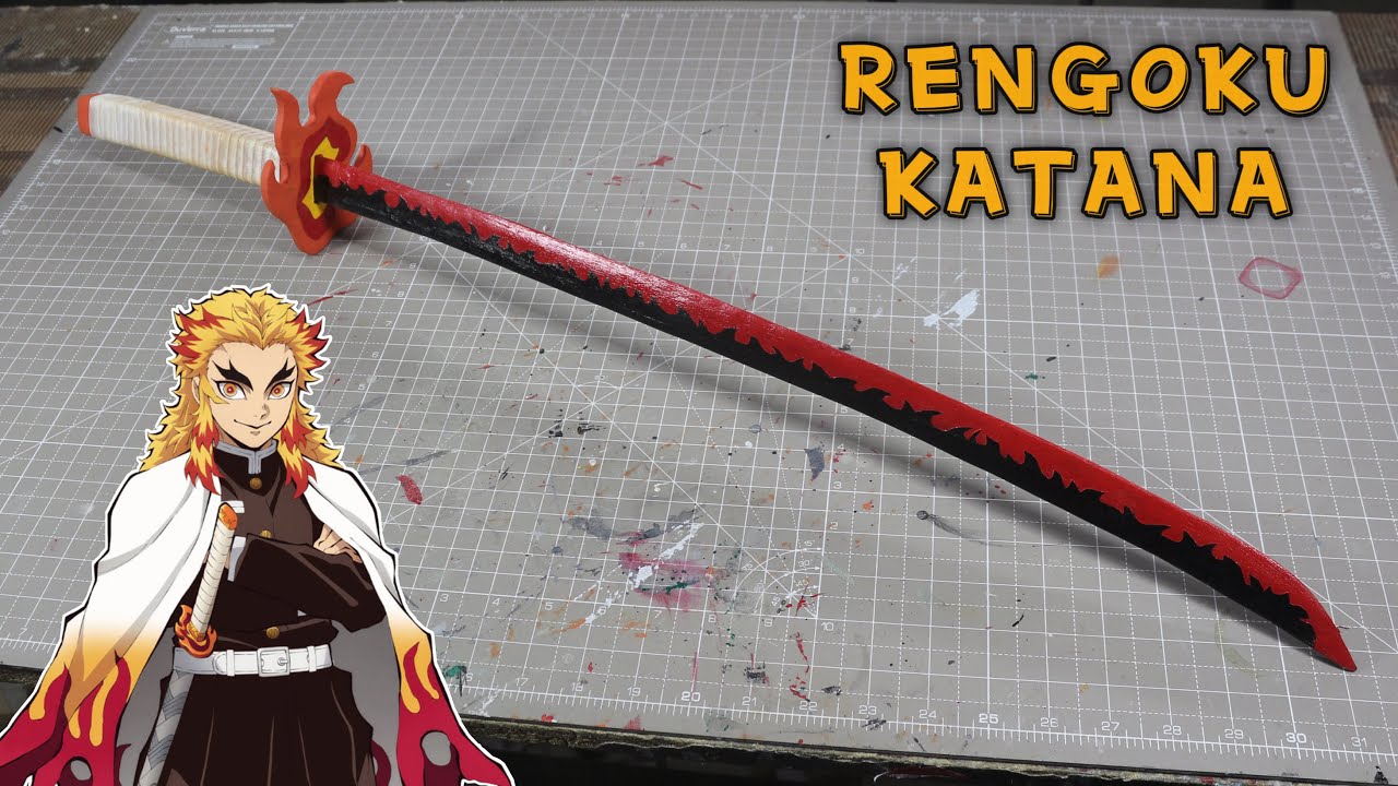 How To Make Rengoku Katana From Demon Slayer