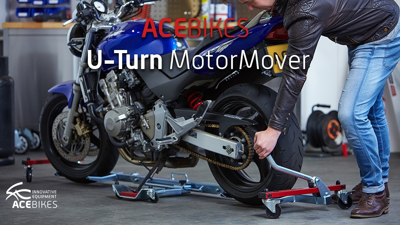 Das Motorrad ohne große Mühe rangieren? Acebikes Rangierhilfe Motorcycle Dolly  Le déplace moto