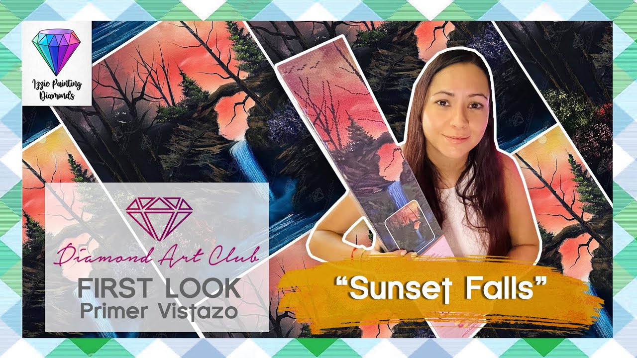 First Look Diamond Art Club #20 “Sunset Falls”