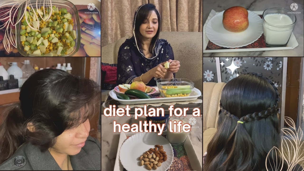 Easy and perfect diet plan || Importance of breakfast || haircut and hairstyle.
