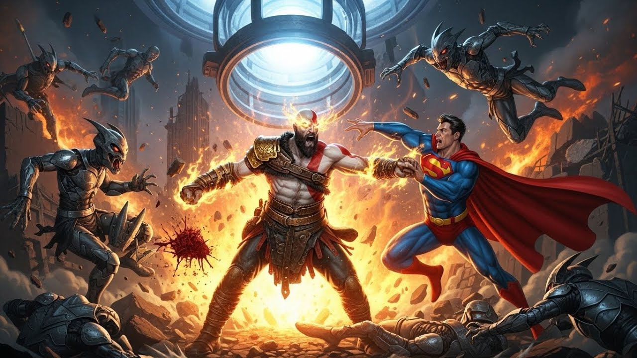 What If Kratos Entered the DC Universe?