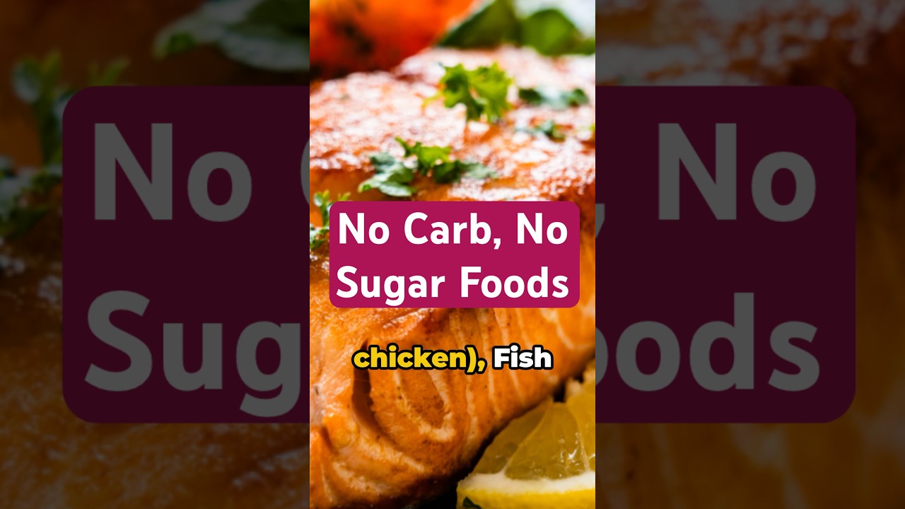 NO Carb, NO Sugar Healthy And Delicious Foods #nocarbs #sugarfree