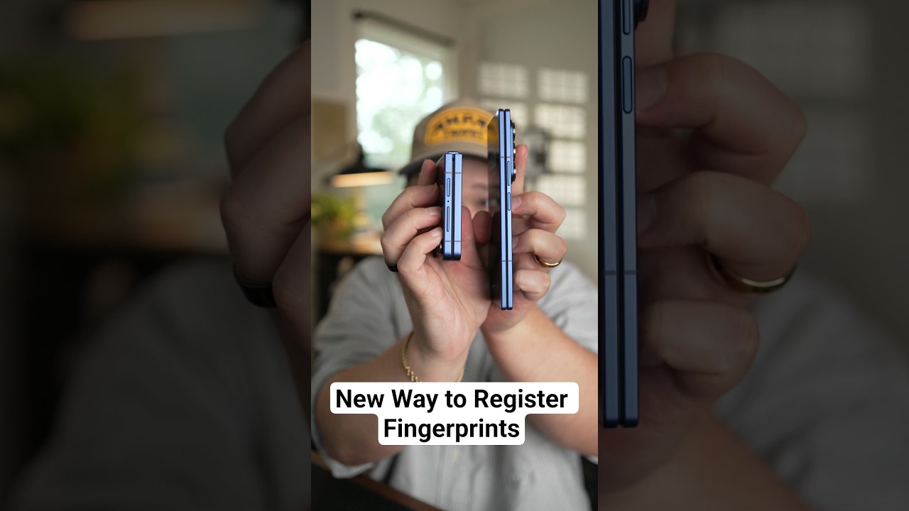 Samsung's New Way to Register Fingerprints