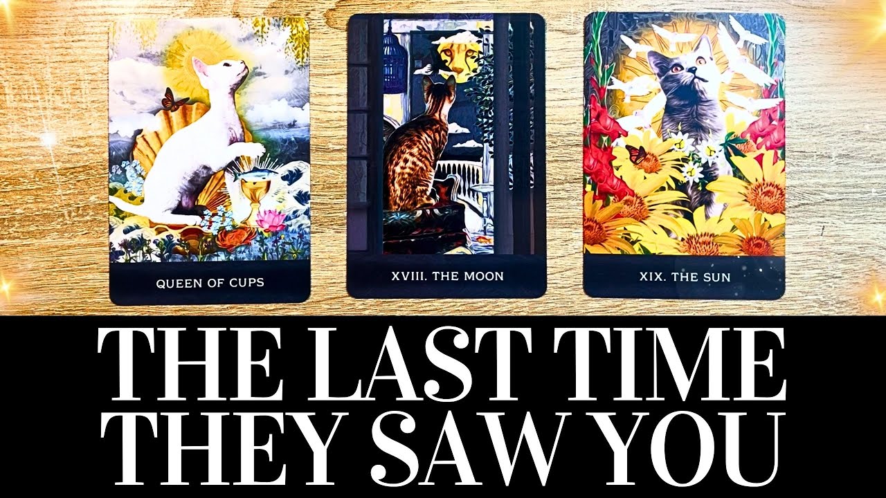 PICK A CARD 🔮💞🌟 Their THOUGHTS AND FEELINGS The LAST TIME THEY SAW YOU 🌟💞🔮 Love Tarot Reading