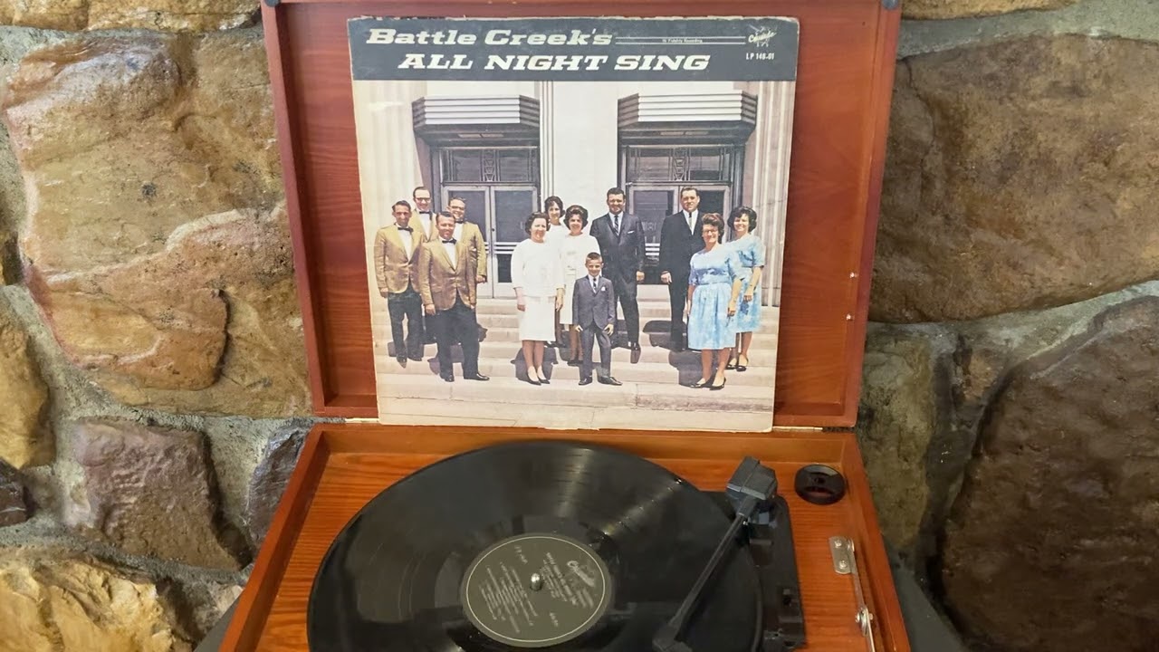 Battle Creek MI Michigan All Night Sing Gospel Christian Vinyl LP Record Full Album