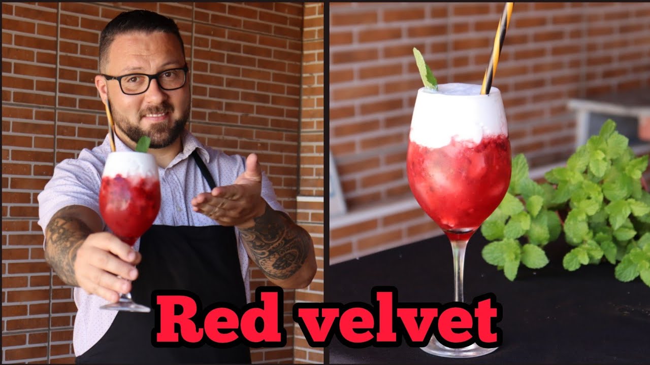Como fazer o drink red velvet