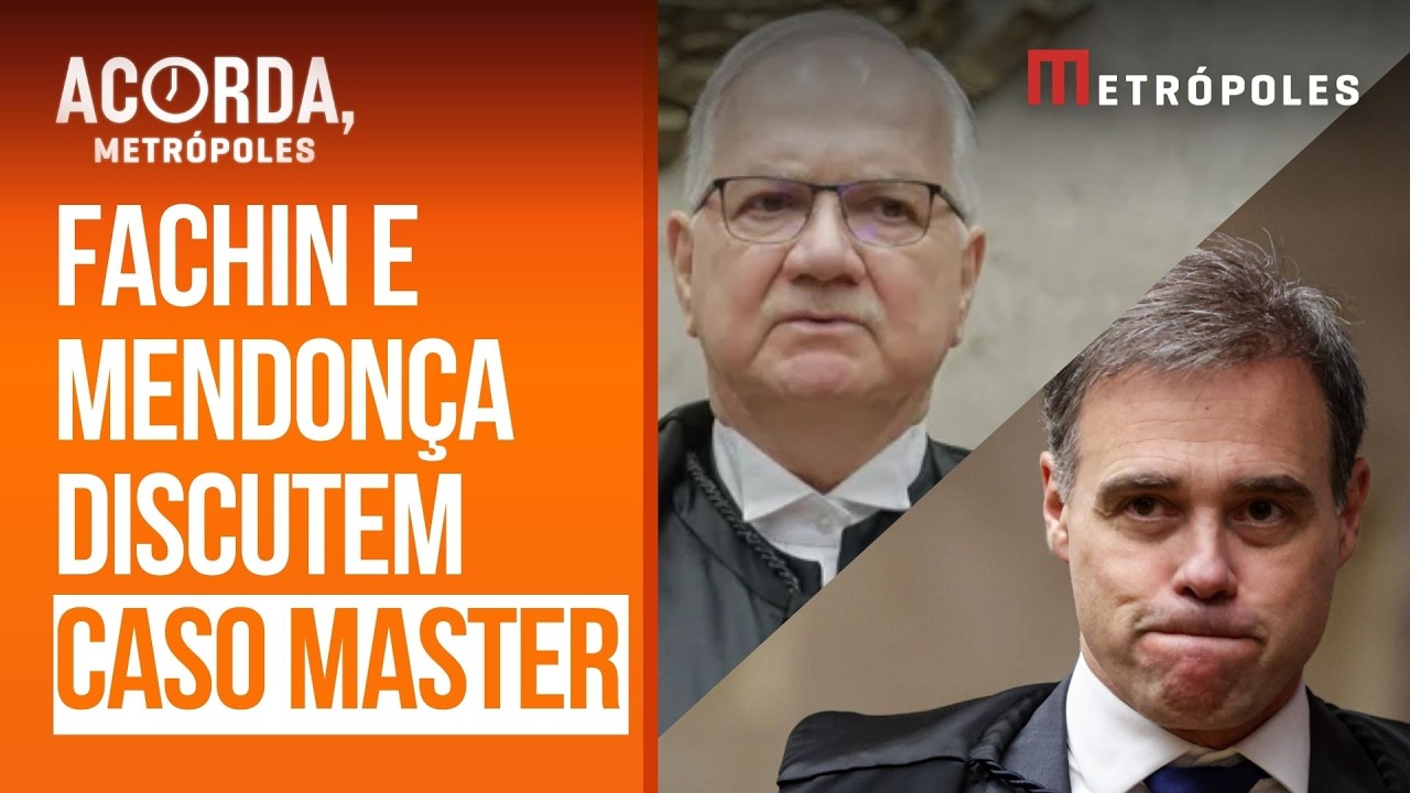 Fachin e Mendonça têm encontro no STF para discutir caso Master
