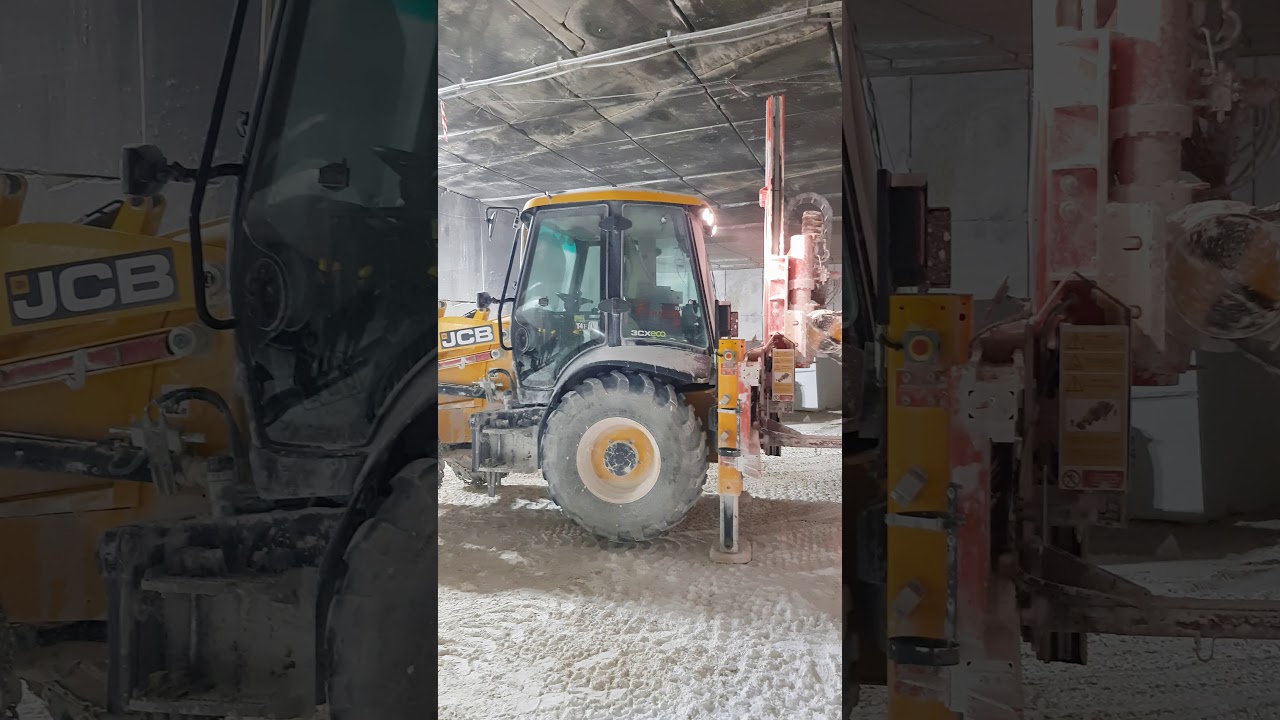 Cutting marble in underground marble quarry of FHL Kiriakidis Group