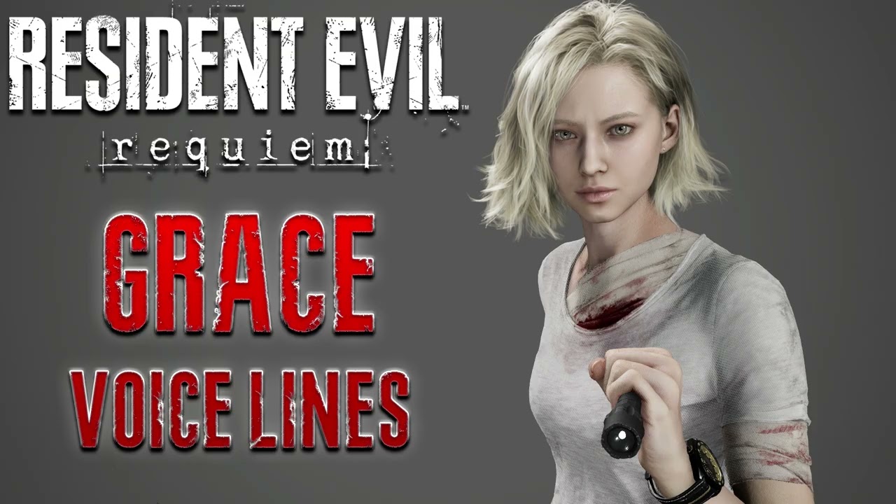 Resident Evil Requiem - Grace Ashcroft Voice Lines + Efforts [ & as Kid ]