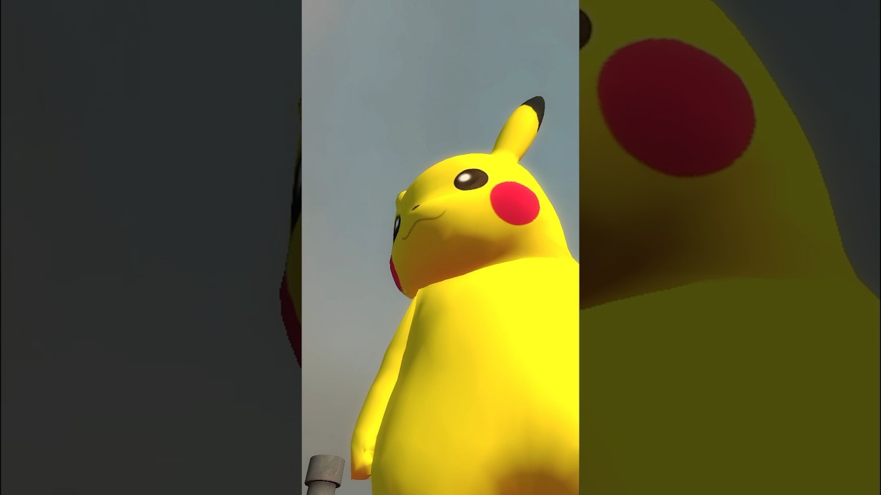pikachu si &egrave; svegliato male #gmod #ita