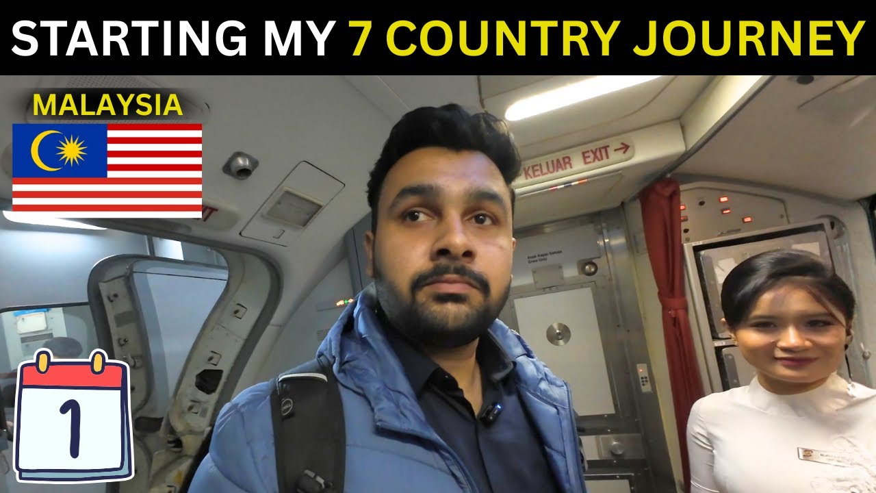 My First Ever International Flight! to MALAYSIA
