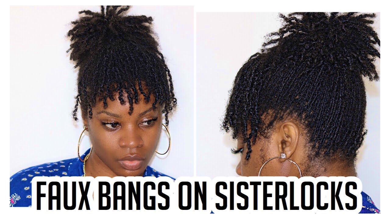 Sisterlocks - Faux Bangs Hairstyle | Drknlvely
