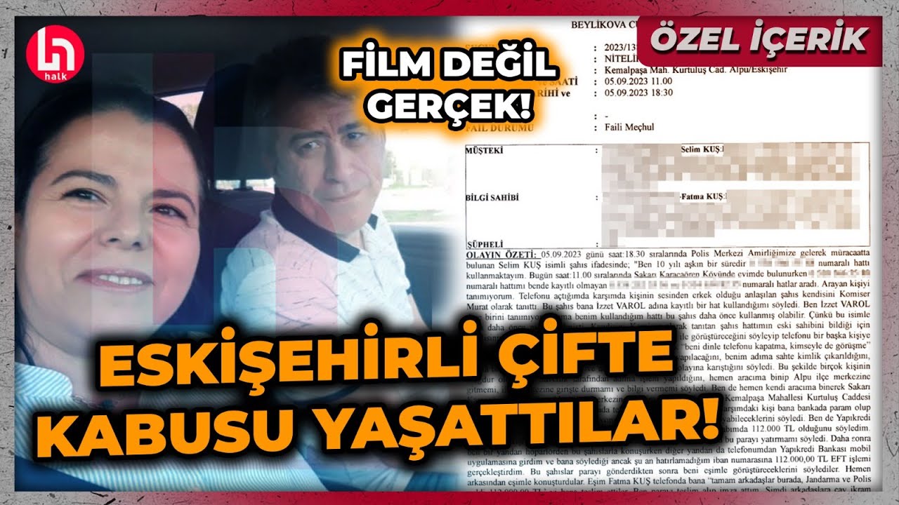 Böyle dolandırıcılık filmlerde yok! Eskişehirli çifti film senaryosu gibi bir yöntemle soydular!