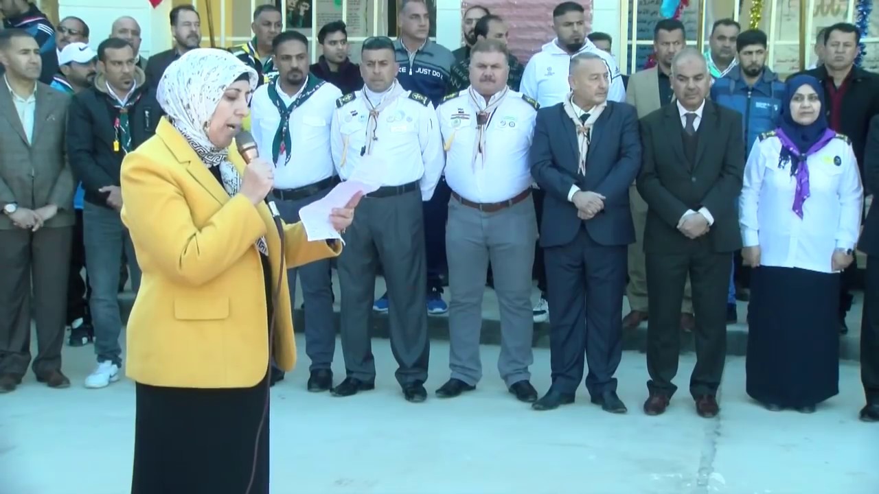 مديرية تربية الانبار تقيم الدرس التدريبي الكشفي في ثانوية العلا  للبنات في الرمادي
