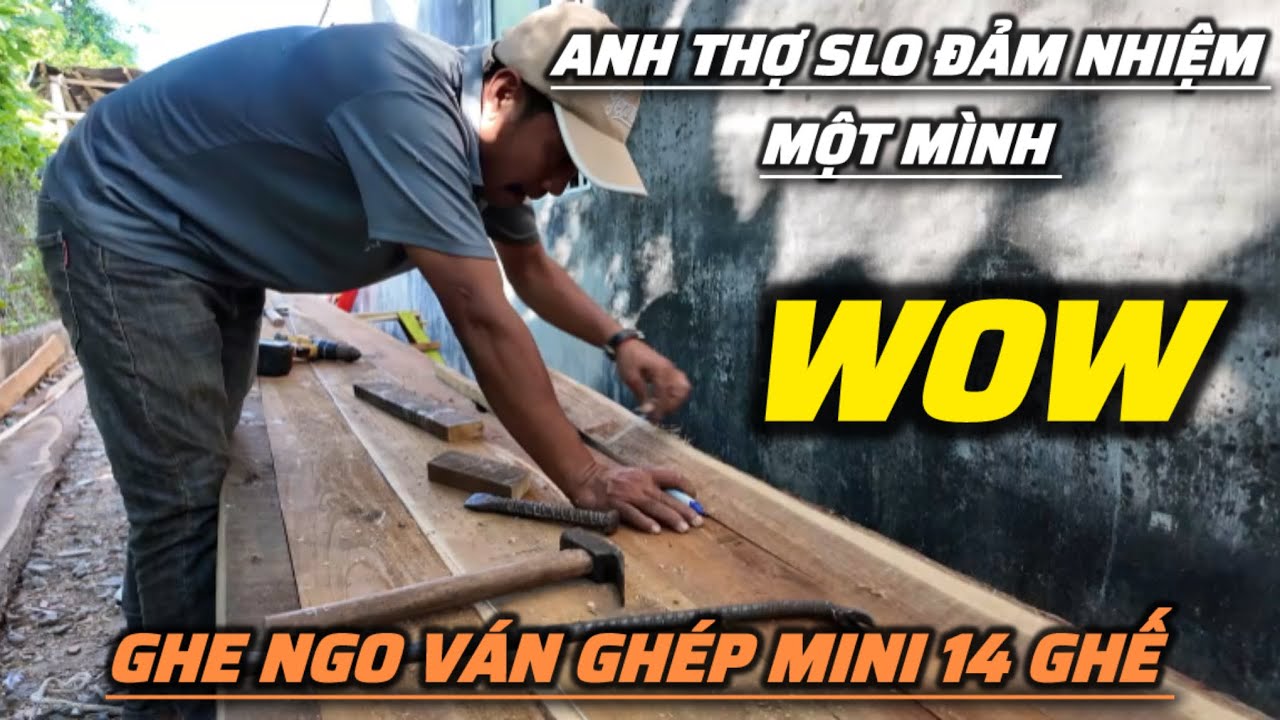 Đón xem siêu phẩm đầu tay của Anh thợ đóng mới #GheGhomini #vánghép14ghế sẽ như thế nào nhé