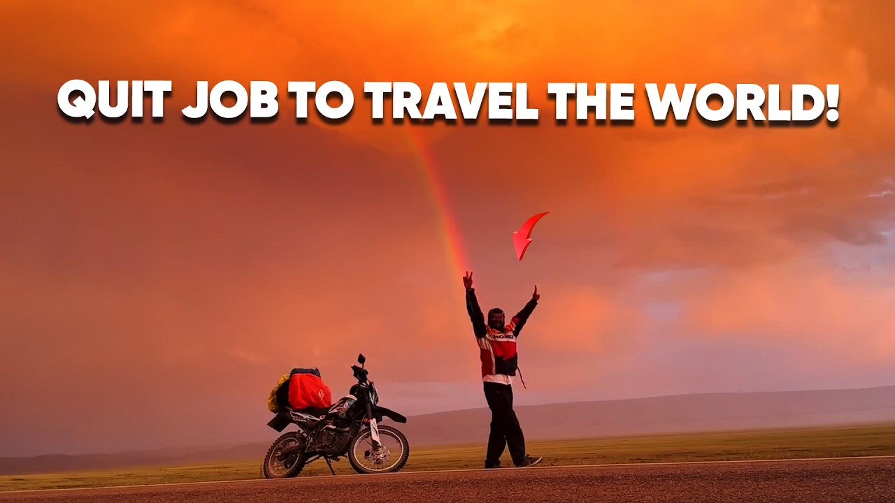 The crazy Indian who travels the World on his Motorcycle!