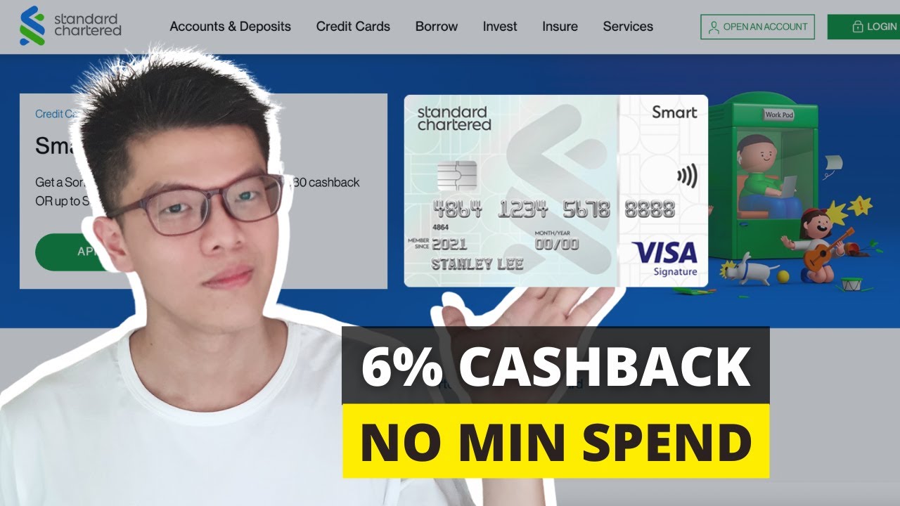Standard Chartered SMART Credit Card Review | 6% Cashback & No Min Spend!
