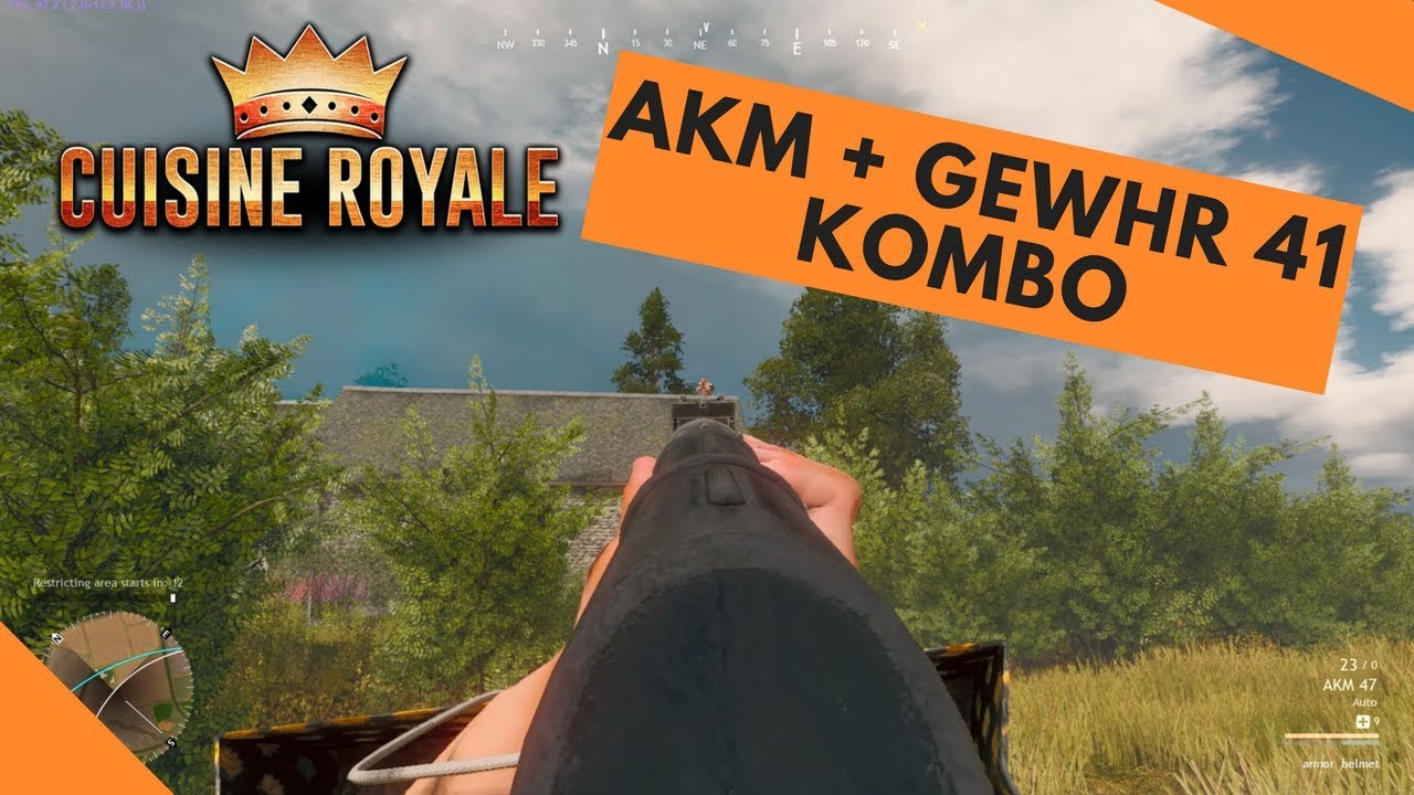 👑 Cuisine Royale 👑 AKM + Gewehr 41 Kombo Solo ⚔️ Gameplay PC 1080p