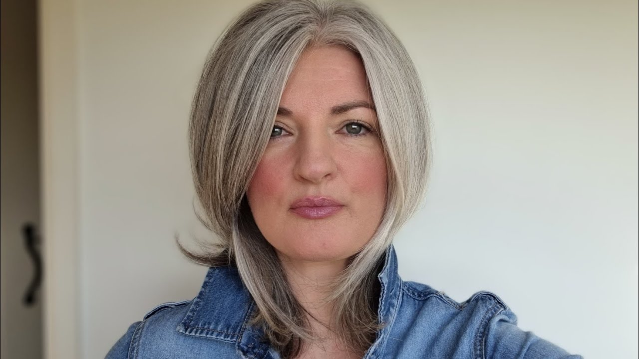 Embracing the grey. 100 weeks /23 months, no dye. Also, microblading update!!