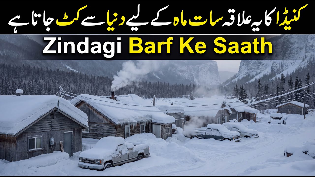 Yukon Canada Ka Yeh ilaqa Saat Mah ke Liye Duniya Se Katt Jata hai | Most Coldest Place in Canada