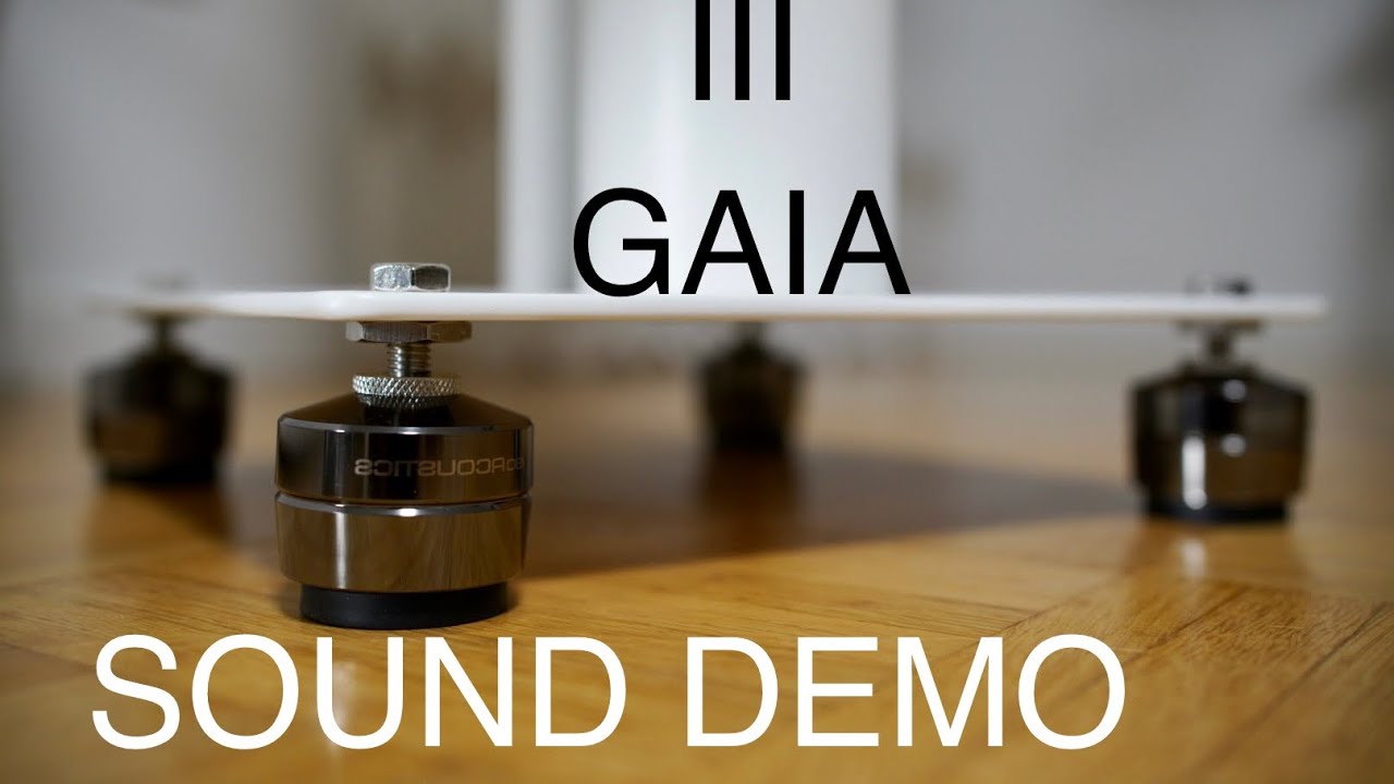 Демонстрация звука IsoAcoustics Gaia III с комментариями