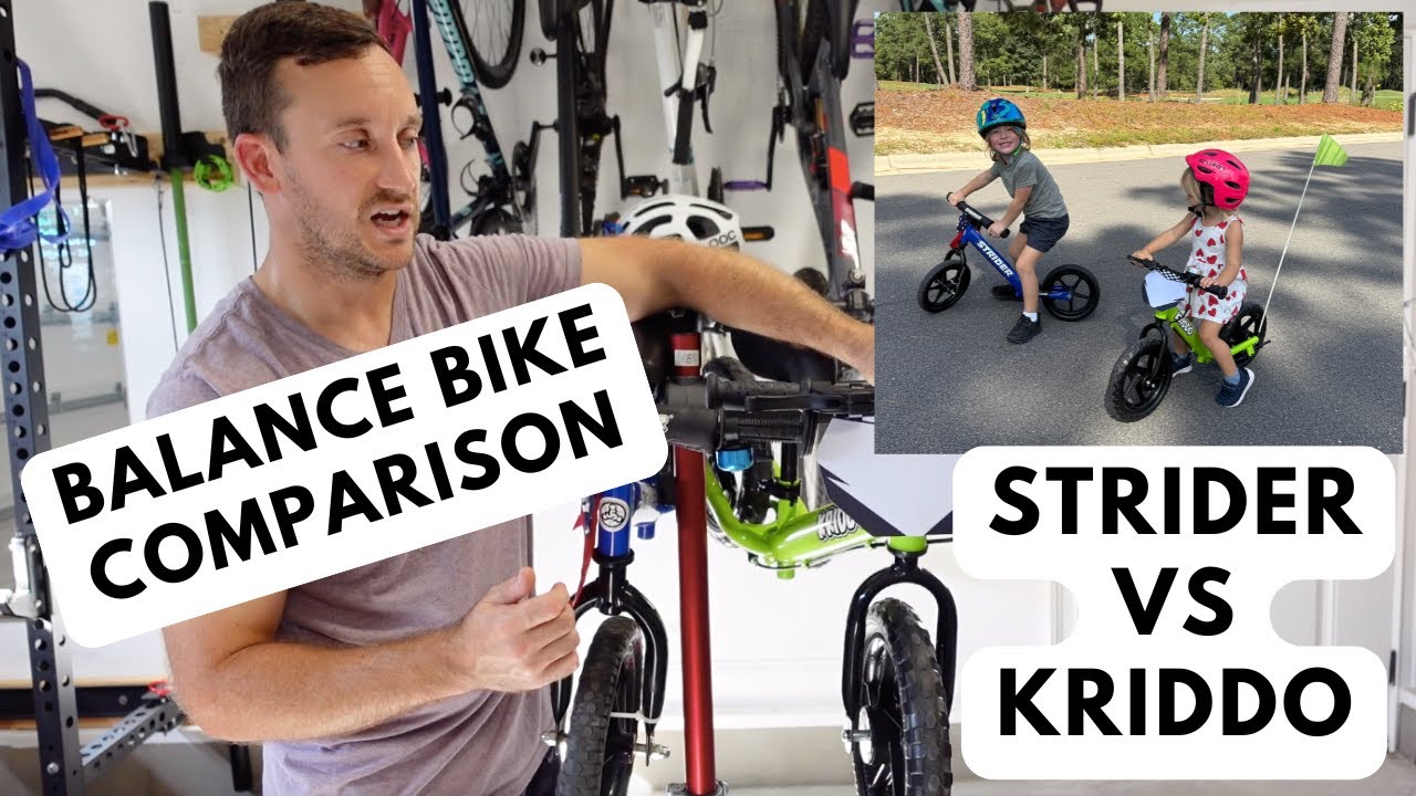 Balance Bike Comparison | Strider vs Kriddo
