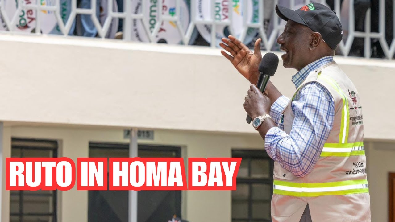 LIVE: President Ruto in Homa Bay County launching several projects ahead of Madaraka Day!!