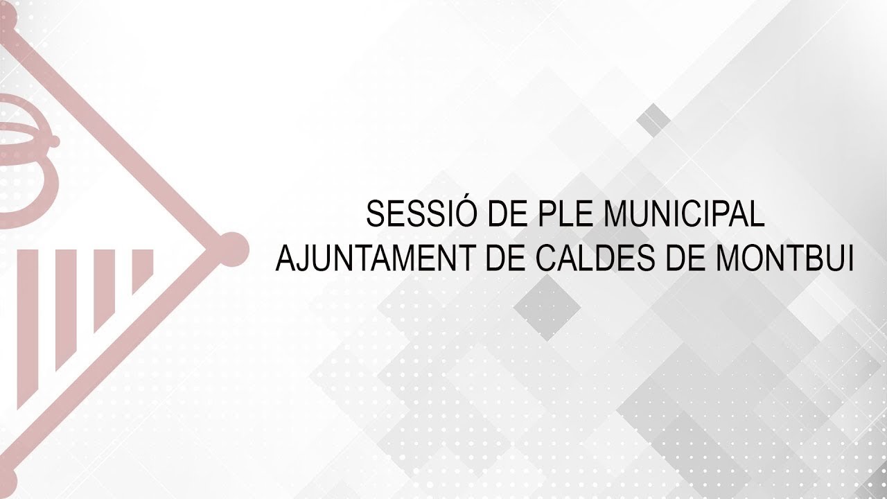 Sessió ordinària de Ple de 24 d'abril de 2025 a les 19:00h