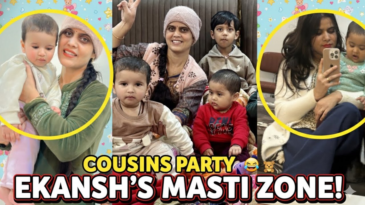 Ekansh ne guragaon mai masi ke ghar ki bahot sari masti #Ekansh#GurgaonDiaries#MasiKeGhar#FamilyTime