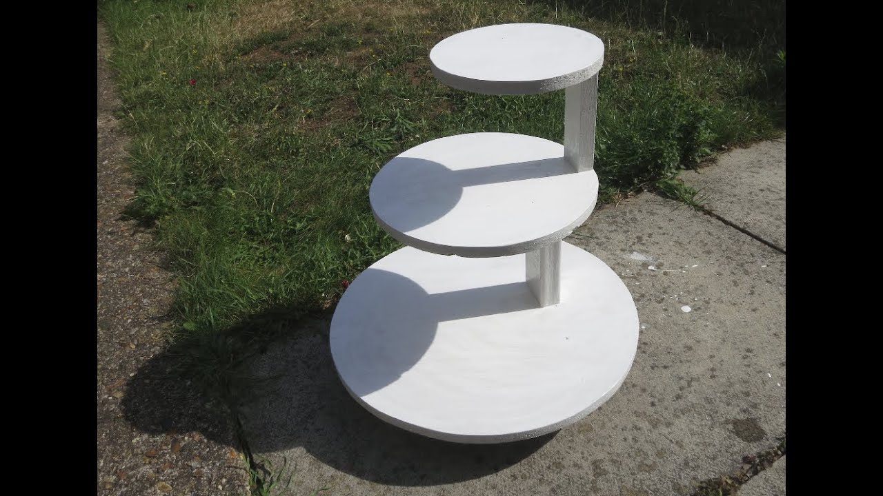 Making a custom 3 tier cake stand