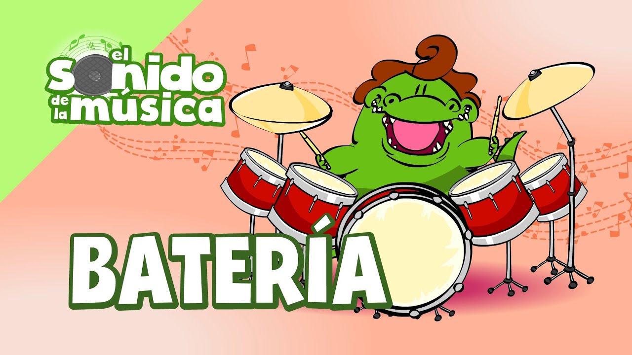 Dibujo para Ni&ntilde;os - El Sonido de Bater&iacute;a