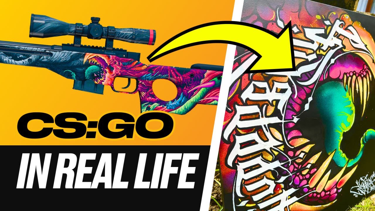 CS:GO in Real Life - Making Hyper Beast in real life