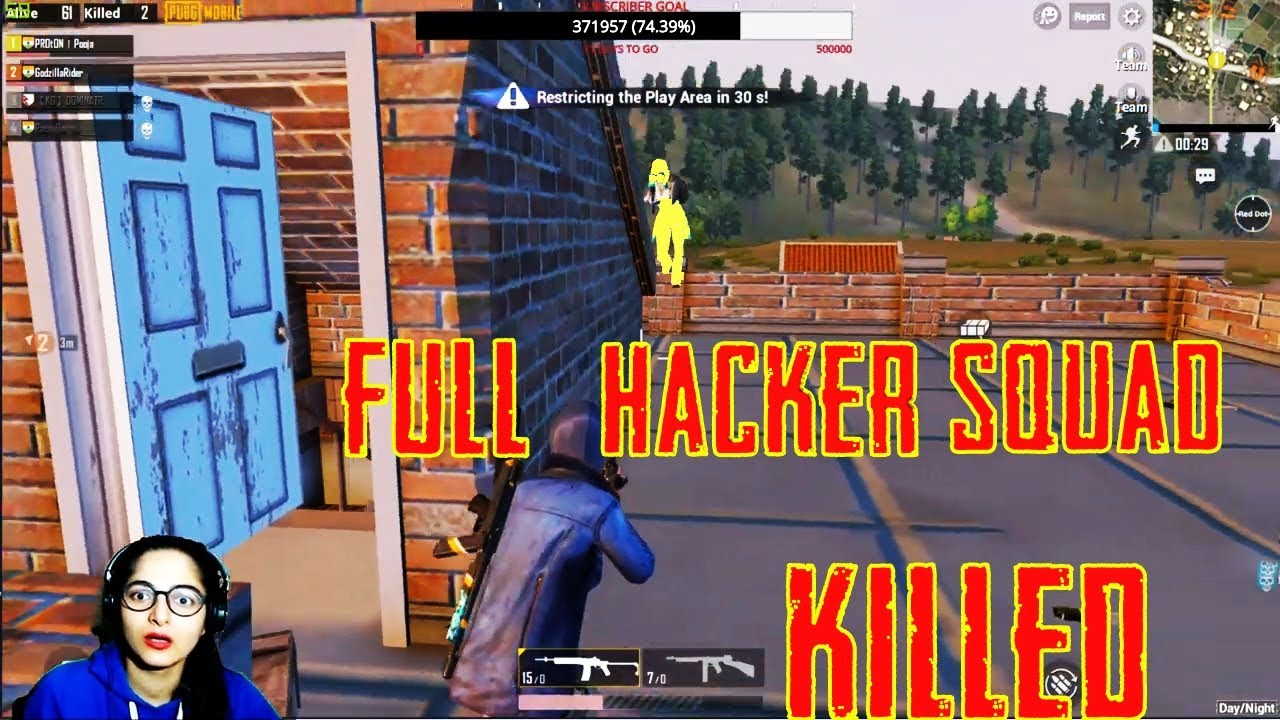 PUBG MOBILE - FULL HACKER SQUAD WIPED OUT | POOJA