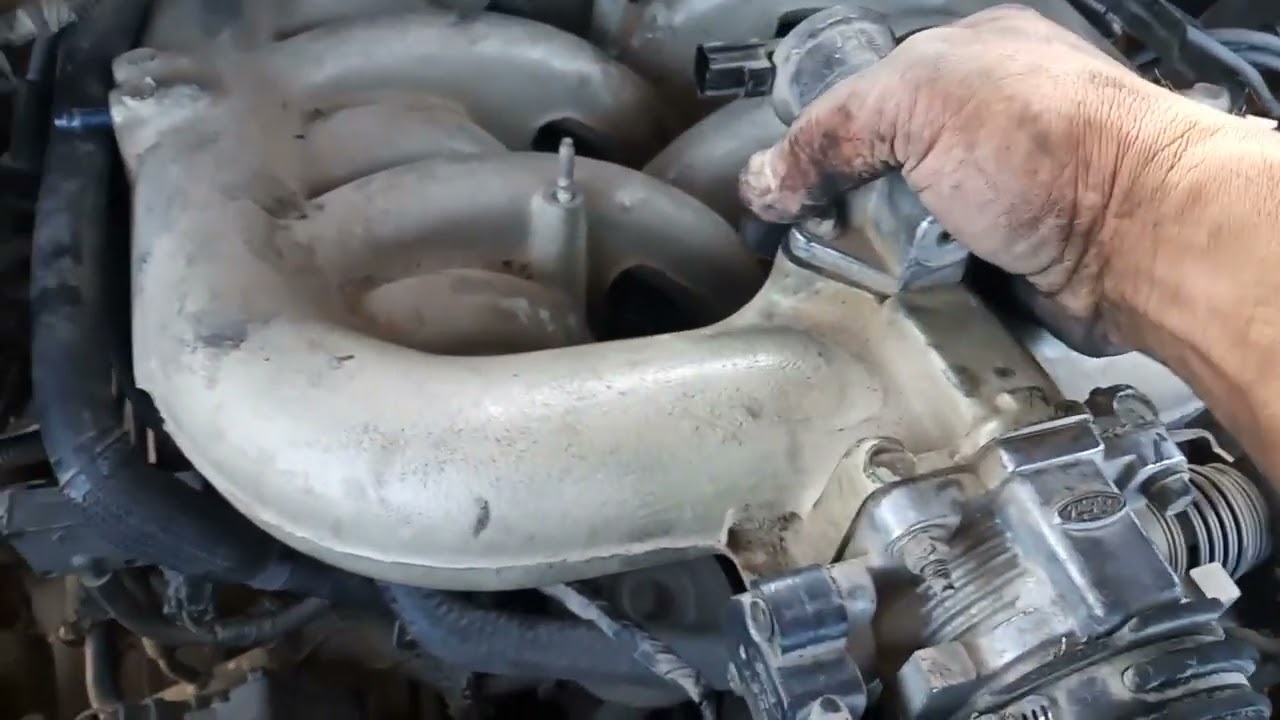 97 Ford f150 intake control runners removing the intake manifold