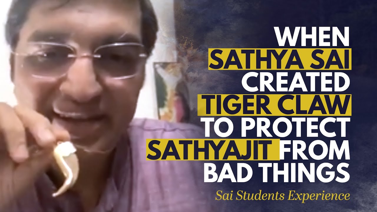 When Sathya Sai Created Tiger Claw to protect Sathyajit from Bad things | Sathya Sai Miracle